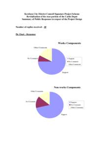 Kowloon City District Council Signature Project Scheme Revitalisation of the rear portion of the Cattle Depot Summary of Public Responses in respect of the Project Design Number of replies received – 49 Pie Chart – R