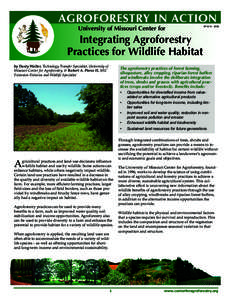 Agroforestry / Soil science / Agricultural soil science / Environmental soil science / Riparian / Northern Bobwhite / White-tailed deer / Forest farming / Riparian buffer / Environment / Forestry / Earth