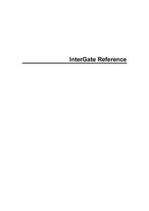 Microsoft Word - InterGate_Reference_Mac_Windows.doc