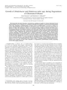 APPLIED AND ENVIRONMENTAL MICROBIOLOGY, Jan. 2006, p. 428–/$08.00⫹0 doi:AEM–Copyright © 2006, American Society for Microbiology. All Rights Reserved. Vol. 72, No. 1