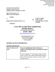 3RD JUDICIAL DISTRICT COURT DONA ANA COUNTY NM FILED IN MY OFFICE[removed]:36:51 AM DISTRICT COURT CLERK Maria Zamora