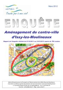 MarsAménagement du centre-ville d’Issy-les-Moulineaux Rapport de l’enquête réalisée duauauprès de 756 isséens