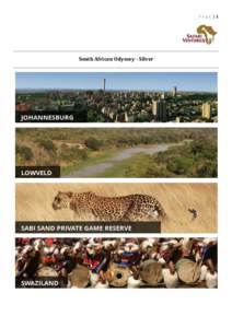 Page |1  South African Odyssey - Silver Page |2