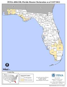 FEMA-4084-DR, Florida Disaster Declaration as of[removed]AL Escambia Santa Rosa