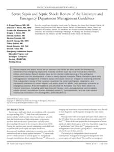 Septic shock / Early goal directed therapy / Hypotension / Thrombosis / Shock / Acute lung injury / Surviving Sepsis Campaign / Bacteremia / Acute respiratory distress syndrome / Medicine / Intensive care medicine / Sepsis