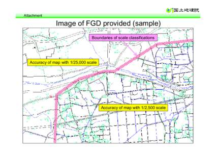 Attachment  Image of FGD provided (sample) Boundaries of scale classifications  Accuracy of map with 1/25,000 scale