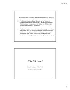 Microsoft PowerPoint - DSM-5 Tele HNDT.ppt [Compatibility Mode]