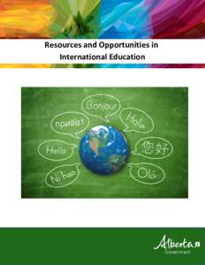Resources and Opportunities in International Education Alberta Council for Global Cooperation (ACGC) The Alberta Council for Global Cooperation (ACGC) is a coalition of voluntary sector organizations located in Alberta.