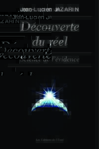 Jean-Lucien JAZARIN  Découverte du réel Science de l’évidence