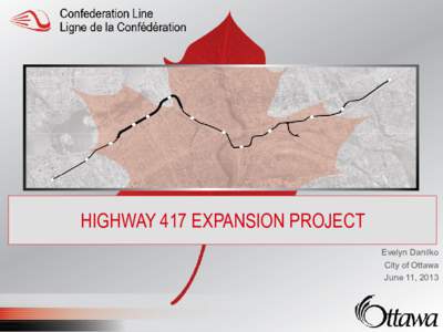 Highway 417 Expansion Project