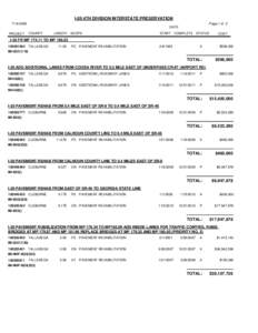 I-20 4TH DIVISION INTERSTATE PRESERVATION[removed]Page 1 of 2 DATE