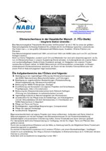 NABU-Schutzgebietsbetreuung HauptstrHaseldorf Telwww.NABU-Haseldorfer-Marsch.de www.Elbmarschenhaus.de