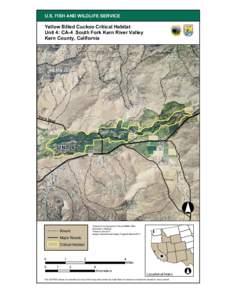 U.S. FISH AND WILDLIFE SERVICE  Yellow Billed Cuckoo Critical Habitat Unit 4: CA-4 South Fork Kern River Valley Kern County, California