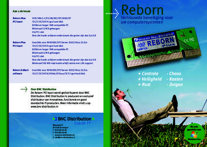 Aan u de keuze Reborn Max PCI kaart DOS/Win3ME/XP/2000/NT IDE/EIDE/SATA type hard disk