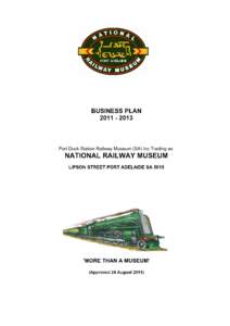 National Railway Museum / Rail transport in South Australia / Port Adelaide / Rochester & Genesee Valley Railroad Museum / South Australian Railways / Heritage railway / Museum of the Great Western Railway / Port Dock railway station / Land transport / Transport / Rail transport in Australia