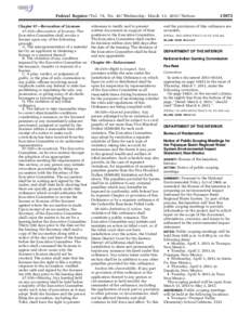 mstockstill on DSK4VPTVN1PROD with NOTICES  Federal Register / Vol. 78, No[removed]Wednesday, March 13, [removed]Notices Chapter 07—Revocation of Licenses[removed]—Revocation of licenses. The Executive Committee shall revo