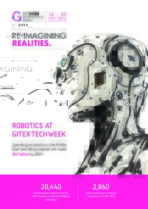 RE-IMAGINING REALITIES. ROBOTICS AT GITEX TECH WEEK Spending on robotics in the Middle