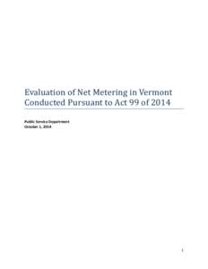 Regulatory Considerations Associated with the Expanded Adoption of Distributed Solar