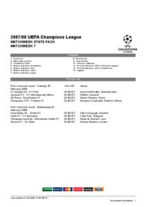 Football / 2007–08 UEFA Champions League group stage / Sports / European Cup and UEFA Champions League records and statistics / 2007–08 UEFA Champions League / Club Brugge K.V. / Association football