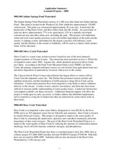 Earth / Environmental soil science / Stormwater / Watershed management / Sediment basin / Nonpoint source pollution / Storm drain / Lake Erie Watershed / Hydrological transport model / Water pollution / Environment / Water