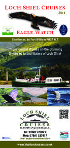 Loch Shiel Cruises and Eagle Watch 2014 Leaflet.indd