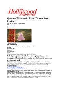 •  Queen of Montreuil: Paris Cinema Fest Review 10:57 AM PDT[removed]by Jordan Mintzer share