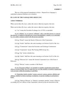 SR-Phlx[removed]Page 36 of 40 EXHIBIT 5  The text of the proposed amendment is below. Proposed new language is