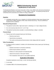 Microsoft Word - SBOA Scholarship Award information sheet.doc