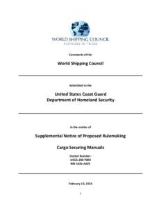 Microsoft Word - Cargo Securing Manuals WSC Comments 13 Feb 2014