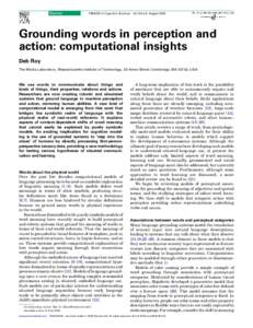 Review  TRENDS in Cognitive Sciences Vol.9 No.8 August 2005