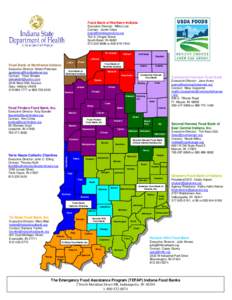 Food Bank of Northern Indiana Executive Director: Milton Lee Contact: Jamie Cripe [removed] 702 S. Chapin Street South Bend, IN 46601