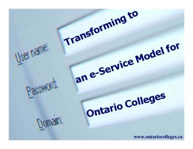 Higher education in Ontario / Ontario College Application Service