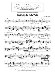 Viola Recitative-Web Sample