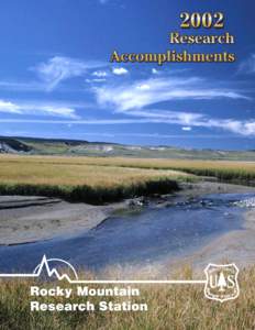 Biogeography / Environment of the United States / Conservation in the United States / Temperate grasslands /  savannas /  and shrublands / United States Forest Service / Rangeland / Rocky Mountain Research Station / Grazing / Pasture / Livestock / Agriculture / Grasslands