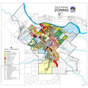 City of Anderson  ZONING Map Features  Sphere of Influence