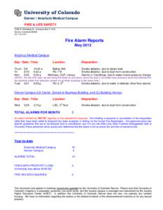 Microsoft Word - Fire Alarm Reports May13.docx