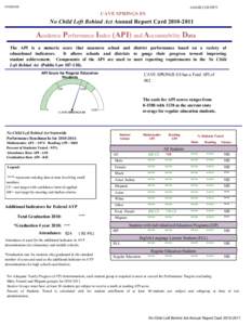 No Child Left Behind Act / Standards-based education / Individualized Education Program / Selinsgrove Area Intermediate School / Education / 107th United States Congress / Education policy