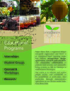 Educational Programs Internships Student Groups Courses & Workshops