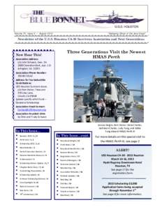 Perth / James D. Hornfischer / Military personnel / Watercraft / George S. Rentz / USS Houston / HMAS Perth