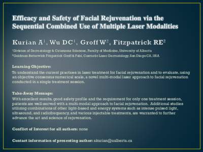 Efficacy and Safety of Facial Rejuvenation via the Sequential Combined Use of Multiple Laser Modalities