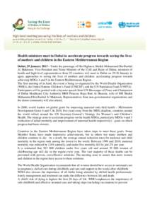 Asia / Medicine / Death / Demography / Economic indicators / United Nations Population Fund / Maternal health / Maternal death / Mohammed bin Rashid Al Maktoum / United Nations / Millennium Development Goals / United Nations Development Group