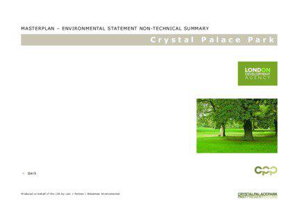 MASTERPLAN – ENVIRONMENTAL STATEMENT NON-TECHNICAL SUMMARY  Crystal
