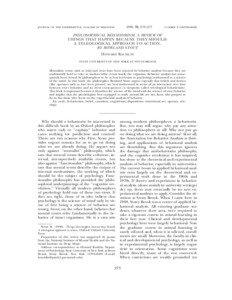 1999, 72, 273–277  JOURNAL OF THE EXPERIMENTAL ANALYSIS OF BEHAVIOR