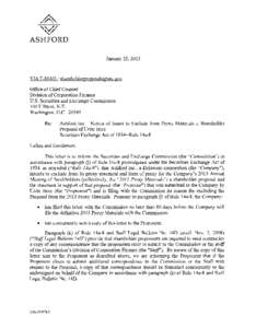 Ashford Inc.; Rule 14a-8 no-action letter