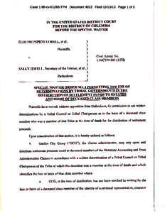 Case 1:96-cv[removed]TFH Document 4022 Filed[removed]Page 1 of 2  Case 1:96-cv[removed]TFH Document 4022 Filed[removed]Page 2 of 2 