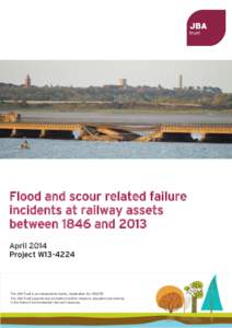 Flood and scour related failure incidents at railway assets between 1846 and 2013 April 2014 Project W13-4224