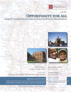 Ethics / Geography of Michigan / Racial steering / Residential segregation / Housing discrimination / Desegregation busing in the United States / Detroit / Racial segregation / Suburb / Urban politics in the United States / Politics of the United States / Urban decay