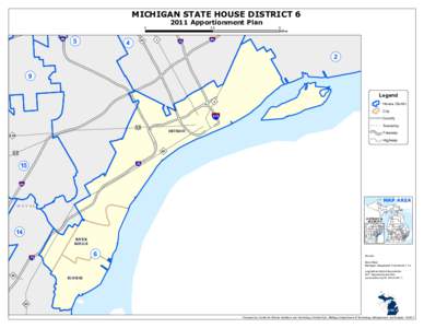MICHIGAN STATE HOUSE DISTRICTApportionment Plan 0 96