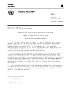 UNITED NATIONS A General Assembly Distr.