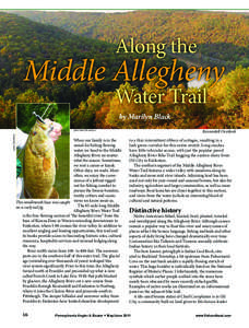 Along the  Middle Allegheny Water Trail by Marilyn Black Kennerdell Overlook